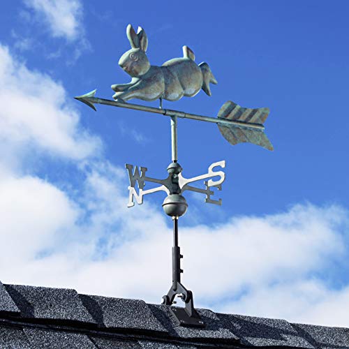 Good Directions 809V1R Rabbit Roof Mount, Blue Verde Copper Weathervane thumb #3