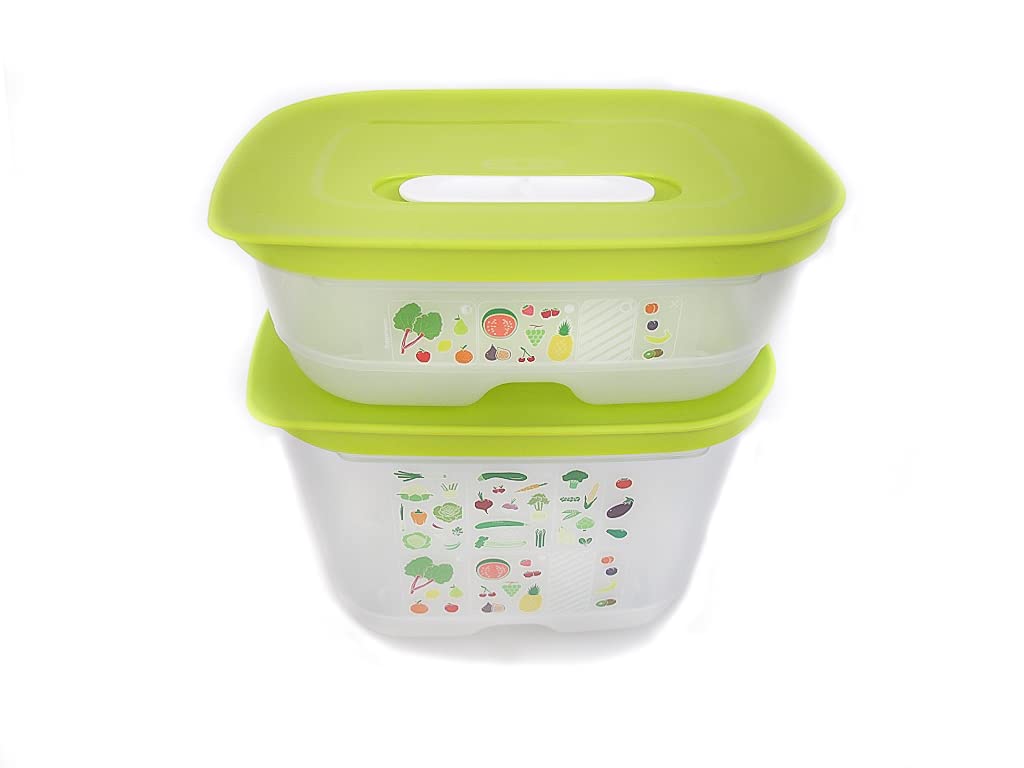 TUPPERWARE Kühlschrank 1,8L hoch+ 800 ml limette KlimaOase PrimaKlima Klimakönig