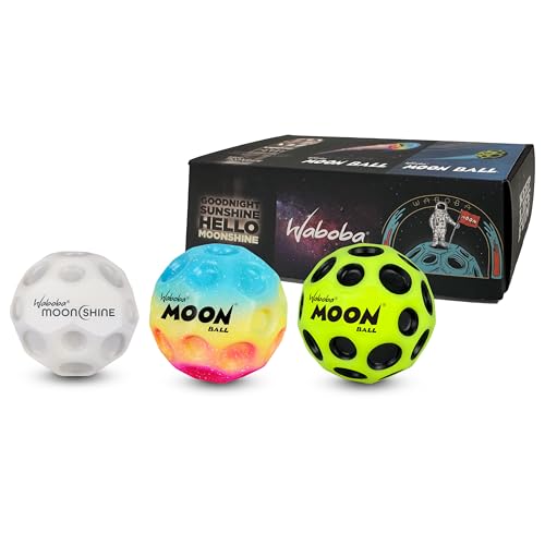 Waboba Land Ball Lot de 3 balles durables qui ne se perdent pas dans l'herbe du jardin