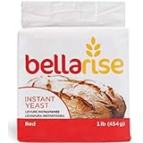 4 pack Bellarise (Red) Instant Dry Yeast - 1 LB Fast Acting Instant Yeast for Bread