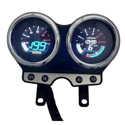 Tableau de bord odomètre tachymètre moto LED pour Suzuki EN125 EN150 GT125