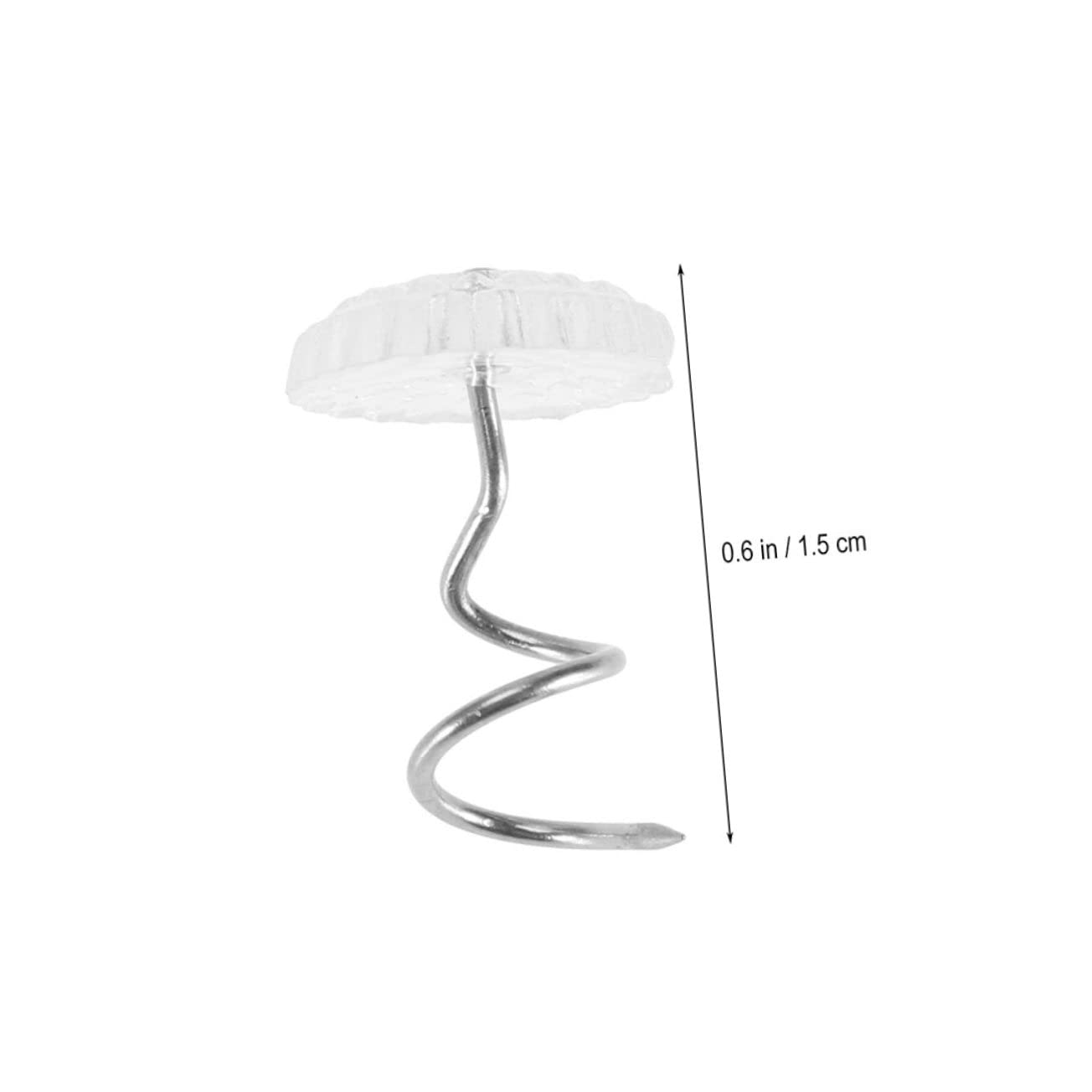 GRIRIW 150pcs Slipcover Hold Pins Secure Bed Skirts Upholstery with Spiral Design Easy Removal Firm Grip for Tidy Bedding Dust Ruffles Slipcovers