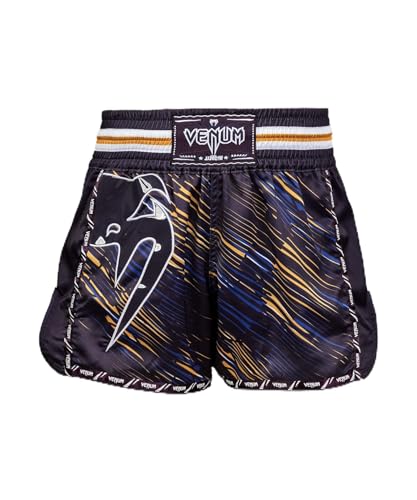 Short Muay Thai VENUM Giant violet foncé vêtement de boxe thaï courte pour homme taille S