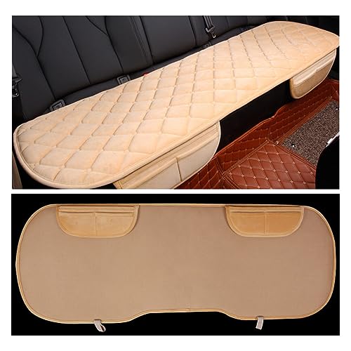 Housse de siège auto arrière beige universelle chaude et douce