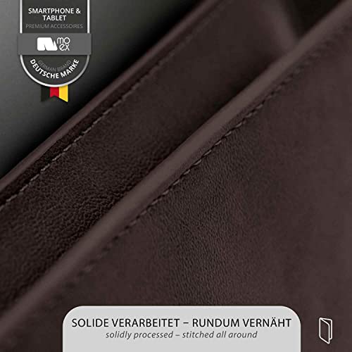 Housse protection iPhone 13 Pro Max étui moex marron foncé 360