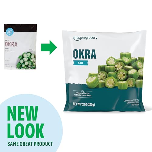 Amazon Grocery, Cut Okra, 12 Oz, Frozen (Previously Happy Belly, Packaging May Vary) - Image 4