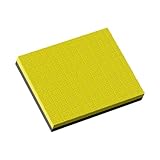 YIJU Exercise Balance Pad,Balance Cushion,Soft Reusable Yoga Exercise Knee Pad,Foam Mat for Workout Yoga Pilates Fitness Indoor, Yellow