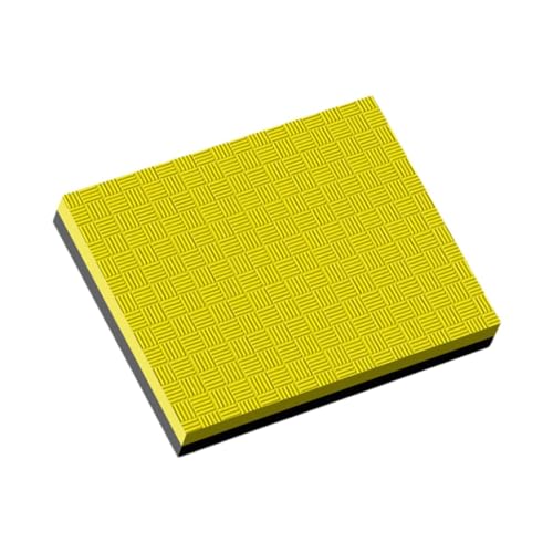 YIJU Exercise Balance Pad,Balance Cushion,Soft Reusable Yoga Exercise Knee Pad,Foam Mat for Workout Yoga Pilates Fitness Indoor, Yellow
