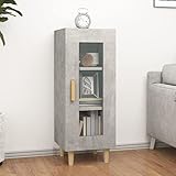 Ampio spazio portaoggetti Questa credenza, dotata di 3 scomparti e 1 anta in vetro, offre ampio spazio per tenere riviste, libri, DVD, dispositivi multimediali e altri oggetti decorativi ben organizzati e a portata di mano.Installazione flessibile dell'anta L'anta del mobile può essere installata a sinistra o a destra a seconda delle abitudini e comodità personali.