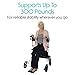Vive Mobility Rollator Walker - Folding 4 Wheel Medical Rolling Walker with Seat & Bag - Mobility Aid for Adult, Senior, Elderly & Handicap - Aluminum Transport Chair (White)