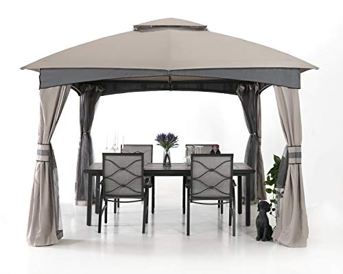 Abccanopy 8X8 Outdoor Gazebo - Patio Gazebo With Mosquito Netting, Outdoor Canopies For Shade And Rain For Lawn, Garden, Backyard & Deck (Gray) #TOP2