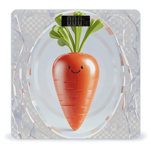 Báscula digital para baño FekiLoot con pantalla LCD grande miniatura 1