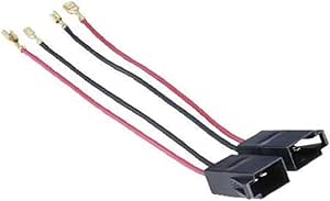 Câbles D'enceintes 5x 2 Pin Speaker Cables Wires Red Black Compatible