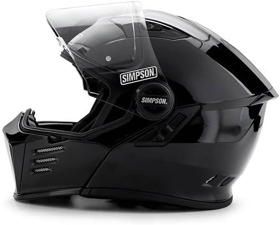 Miniatura 7 de Simpson Racing Simpson Unisex-Adult M59S2 Mod Bandit Small Gloss Black …