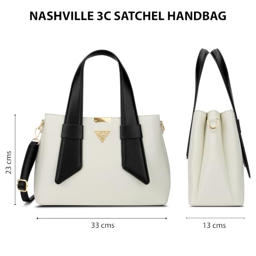 Image of Lavie Signature Women's Nashville 3C Satchel Handbag | Satchel Bag for Work | Ladies Purse | Stylish Shoulder Bag | Gift For Women