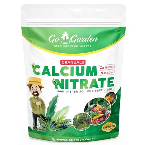 Image of Go Garden Calcium Nitrate Fertilizer 900g (Pack of 4) | Highly Soluble Calcium Fertilizer for Plants | Promotes Healthy Fruits, Flowers & Strong Plant Growth