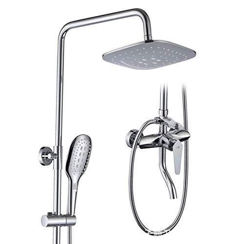 Mitigeur ensemble de douche inverseur double sortie plafond ou mur - 2