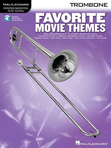 Favorite Movie Themes - Trombone Book/Online Audio
