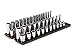 TEKTON 1/2 Inch Drive 6-Point Socket Set with Rails, 52-Piece (3/8-1 in., 10-24 mm) | SHD92213