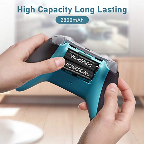 Powerowl Rechargeable Aa Batteries With Advanced Individual Cell Battery Charger, High Capacity Low Self Discharge Ni-Mh Double A Battery (8 Count) #TOP1