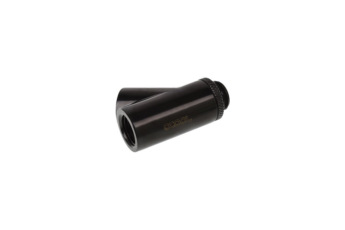 Alphacool 17601 Ghiacciolo: Raccordo Girevole G1/4 Da Maschio A Femmina – 16 Mm, Ideale Per Il Tuo Raffreddamento Ad Acqua PC, Nero - 2