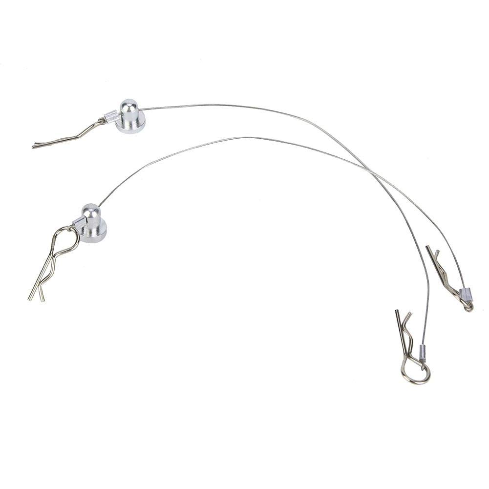 RC Body Shell Clip Pin, Metal Body Shell Clip Compatible with /Hsp/Arram/Axial Ecx 1/10 RC Car(Silver)