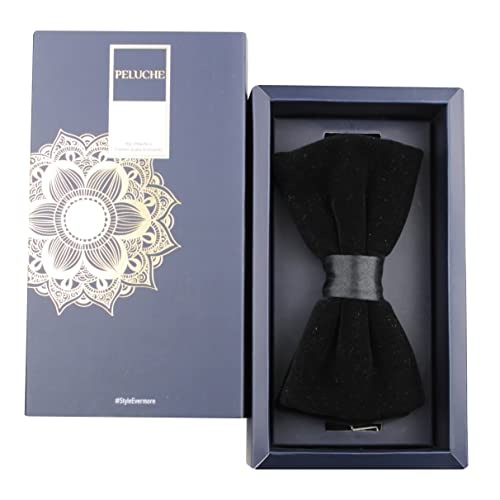 Image of PELUCHE Premium Black Bow tie for Men