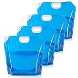 MAKACTUA BPA-frei Faltbarer Wasserkanister,Wasserbehälter,Wasserbeutel, Tragbarer Kanister Lebensmittelqualität für Camping,die Wasserspeicherung zu Hause, Pflanzenbewässerung