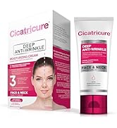 Cicatricure Anti Wrinkle Face & Neck Cream, 3-in-1 Facial Moisturizer with Retinol, Vitamin E & Q...