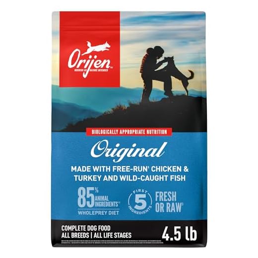 ORIJEN Grain Free High Protein Dry Dog Food Original Recipe 4.5lb Bag