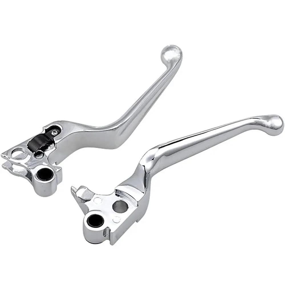 Voor Harley Voor Davidson XL Voor Sportster 883 1200 1996-2003 Motorfiets Accessoires Verstelbare Remhendel Koppeling Hevels Koppelingsremhendelset (Color : Zilver