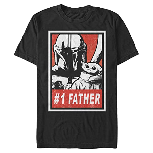 T-shirt Star Wars Mandalorian grande taille 3XL noir pour homme