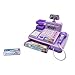 Caisse Enregistreuse Multifonctionnelle De Marché De Simulation avec Le Jouet Léger De Jeu De Musique d'enfants, Ensemble-Cadeau De Jouet Intellectuel d'enfant Parfait Violet