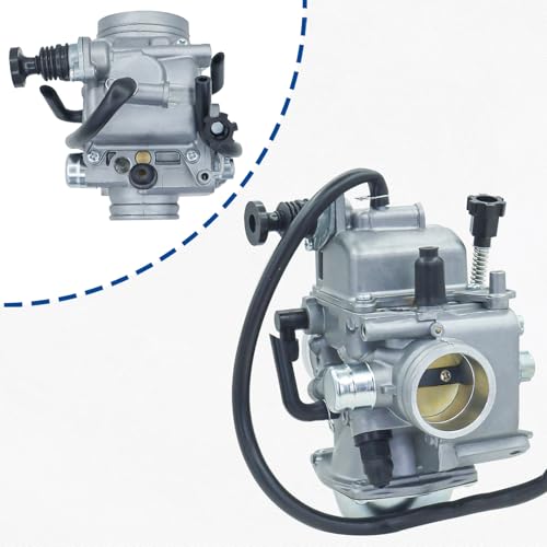 Image of 16100-HM5-671 Carburetor Replaces For Honda 16100-HC4-013 Compatible For Model TRX300 FOURTRAX TRX300FW 1988-2000 with Air Cleaner Oil Filter Repair Kit