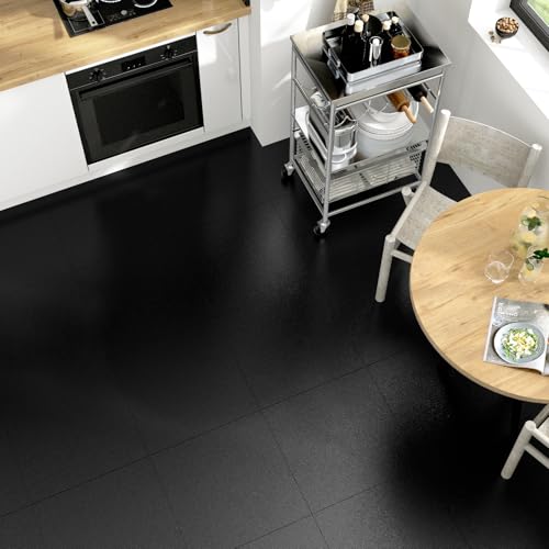 Dalles de sol vinyle imperméables et adhésives pour protéger la salle de bain
