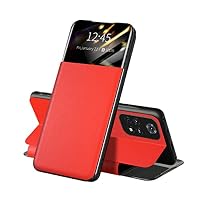 COMAKU Cover Portafoglio In Pelle Rossa Per Xiaomi Poco F4 5G – Custodia Retro Con Slot E Supporto - 2