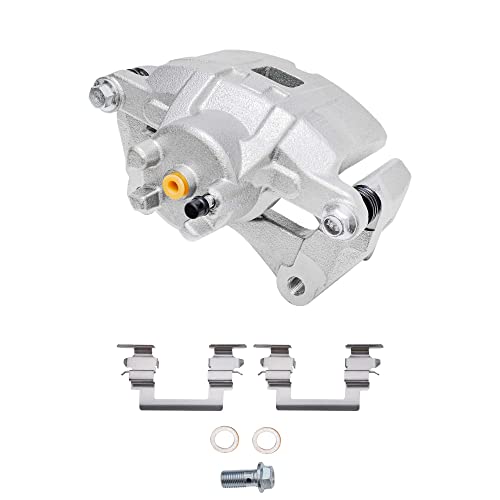 Image of Detroit Axle - Front Brake Pads Right Disc Caliper Replacement for 2007-2014 Chrysler 200 Sebring Avenger Caliber Compass Patriot - 3pc Set