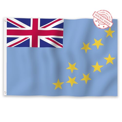 Drapeau de Tuvalu pour décoration de jardin maison et fête en plein air