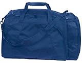 Champion Sports 600 Denier® Multi Compartment Football Equipment Bag with Handles and Shoulder Strap - Blue
