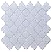 Peel and Stick Tile Backsplash - White Arabesque Tile Backsplash, Mosaic Backsplash Sticker, (10 Sheets)