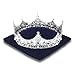 Resonant Energies 6.5 Inch Square Dark Purple Velvet Tiara & Crown Display Pillow Stand, 'Bean Bag' Support, TPV2M