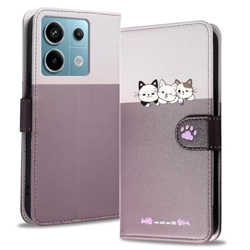 Reddylin �Ή� Xiaomi Redmi Note 13 Pro 5G �P�[�X �蒠�^ ���킢���L Xiaomi Poco X6 5G �P�[�X �蒠�^ ���z�^ Redmi Note 13 Pro �P�[�X �S�ʕی� Redmi Note 13 Pro