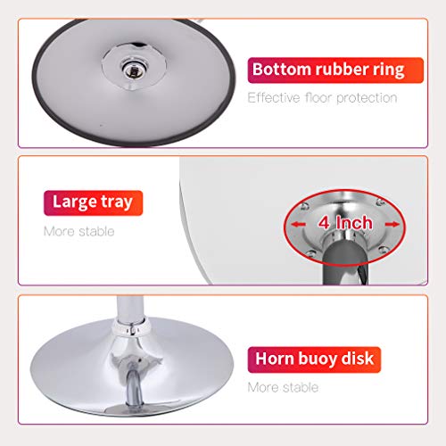 Bestoffice Counter Height Bar Stools Set Of 2 Pu Leather Kitchen Counter Stools Bar Chairs Height Adjustable Swivel Stool With Back Dining Chairs #TOP4