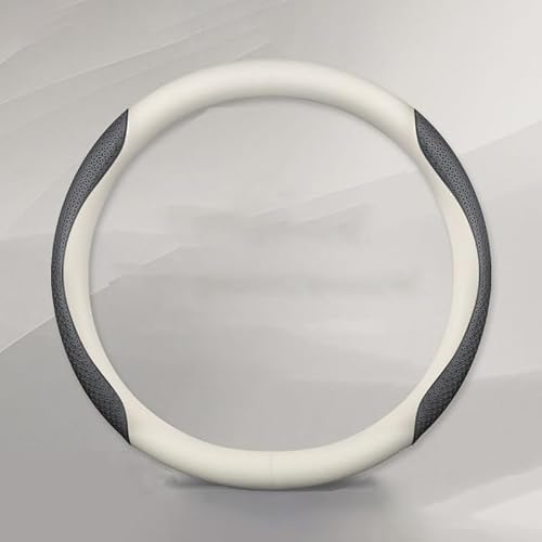 MYRFCSA Car Steering Wheel Covers, for Nissan Qashqai J11 Visia/Acenta/N-Connecta/N-Vision/Tekna Soft Breathable and Anti-Slip Car Accessory Steering Wheel Protector Cover,F