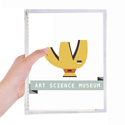 Carnet à spirales Singapour Art Science Museum rechargeable pour dessiner vos voyages