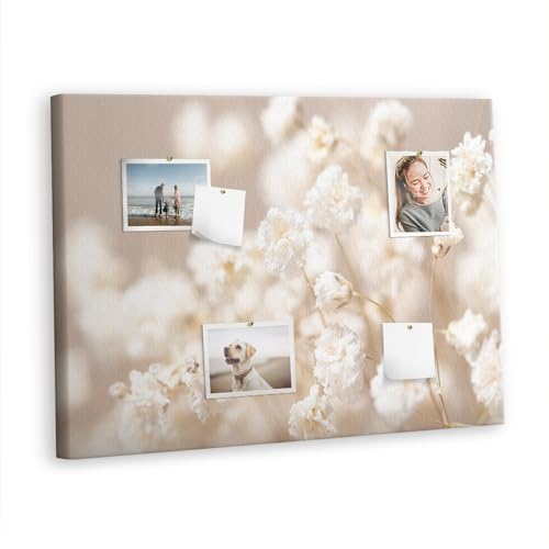 Panneau liège horizontal 100x70 et tableau mural en bois pour notes et photos