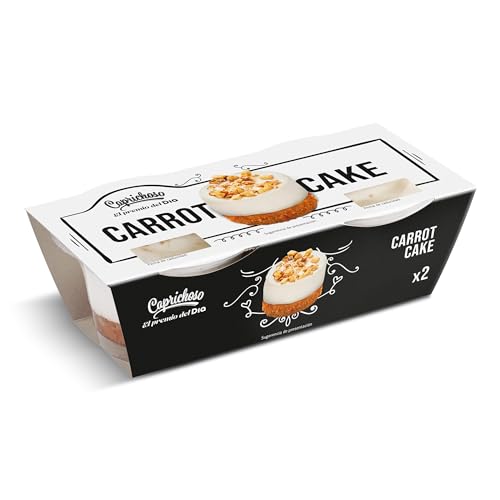 DIA CAPRICHOSO carrot cake pack 2 x 90 gr