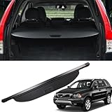 Marretoo Cargo Cover for Volvo XC90 2003-2014 for Volvo XC90 Accessories Black Retractable Factory Style SUV Trunk Cover Cargo Security Shade Trunk Cover