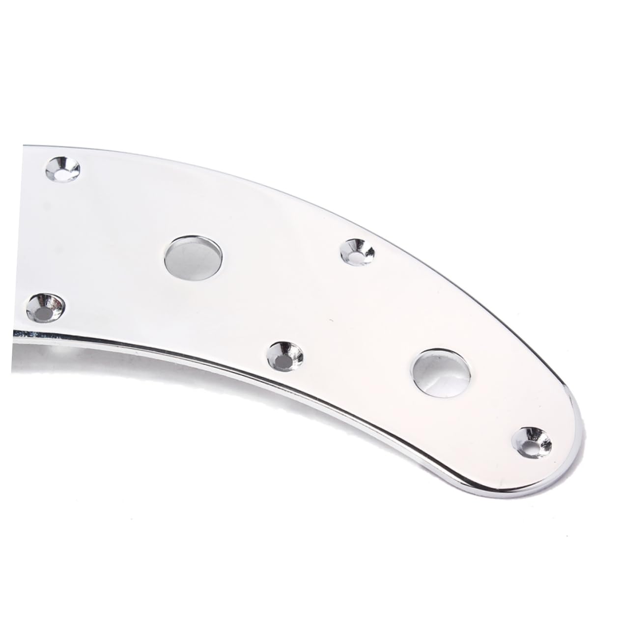 ULDIGI Guitar Bass Control Plate Replacement Arch Shape Chrome Easy Installation