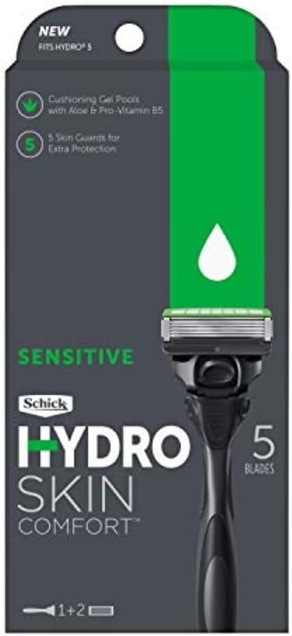 Hydro Skin Comfort Sensitive Razor & 2 Refills, 1Count
